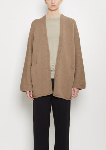 Pima Cotton Open Cardigan