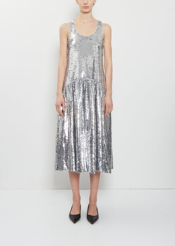 Flounce Sequins Dress