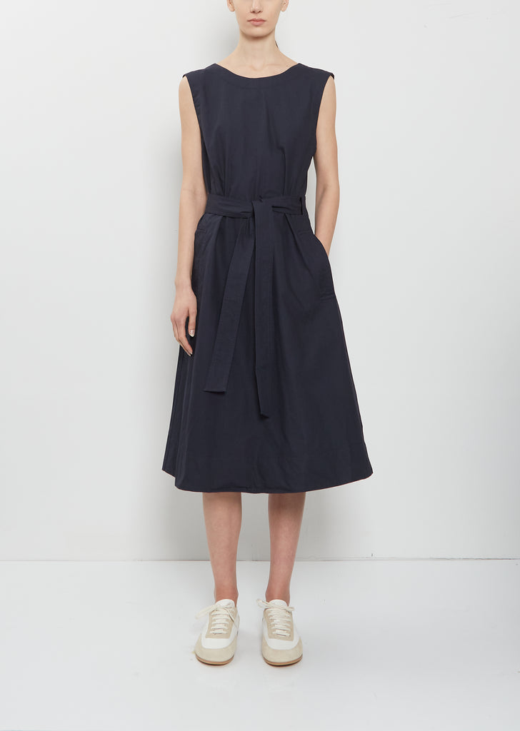 Cross Back Cotton Apron Dress