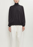 Maffei Wool Turtleneck Pullover — Charcoal Melange