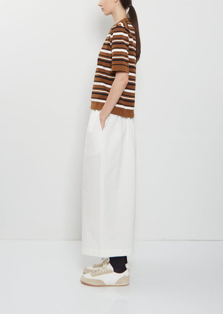 Knitted Cotton Linen T-Shirt