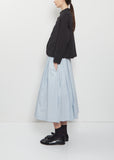 Solange Typewriter Cotton Skirt