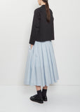 Solange Typewriter Cotton Skirt