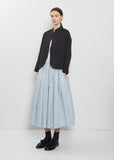 Solange Typewriter Cotton Skirt