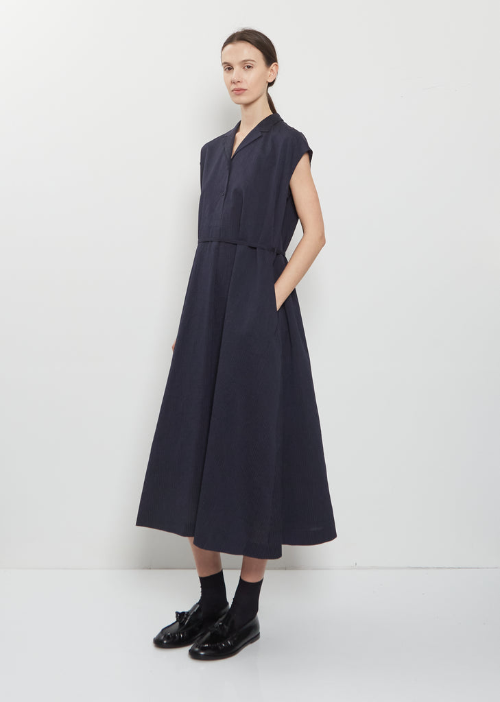 Striped Cotton Silk Daisy Dress