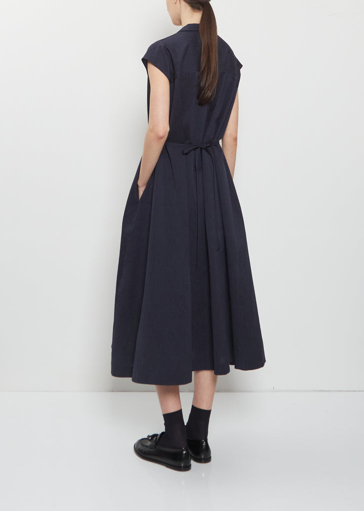 Striped Cotton Silk Daisy Dress