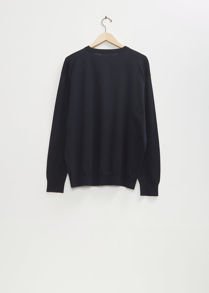 Super High Gauge Cotton Knit Pullover