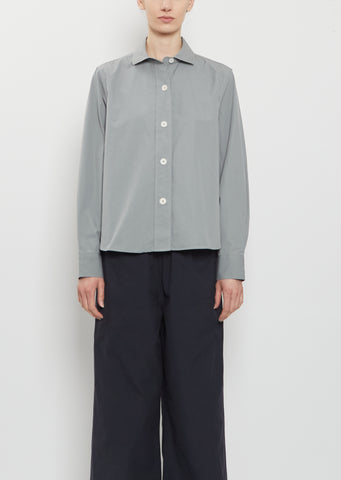 Simple Cotton Shirt — Fog