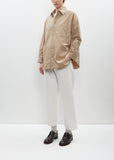 Back Gathered Shirt — Camel