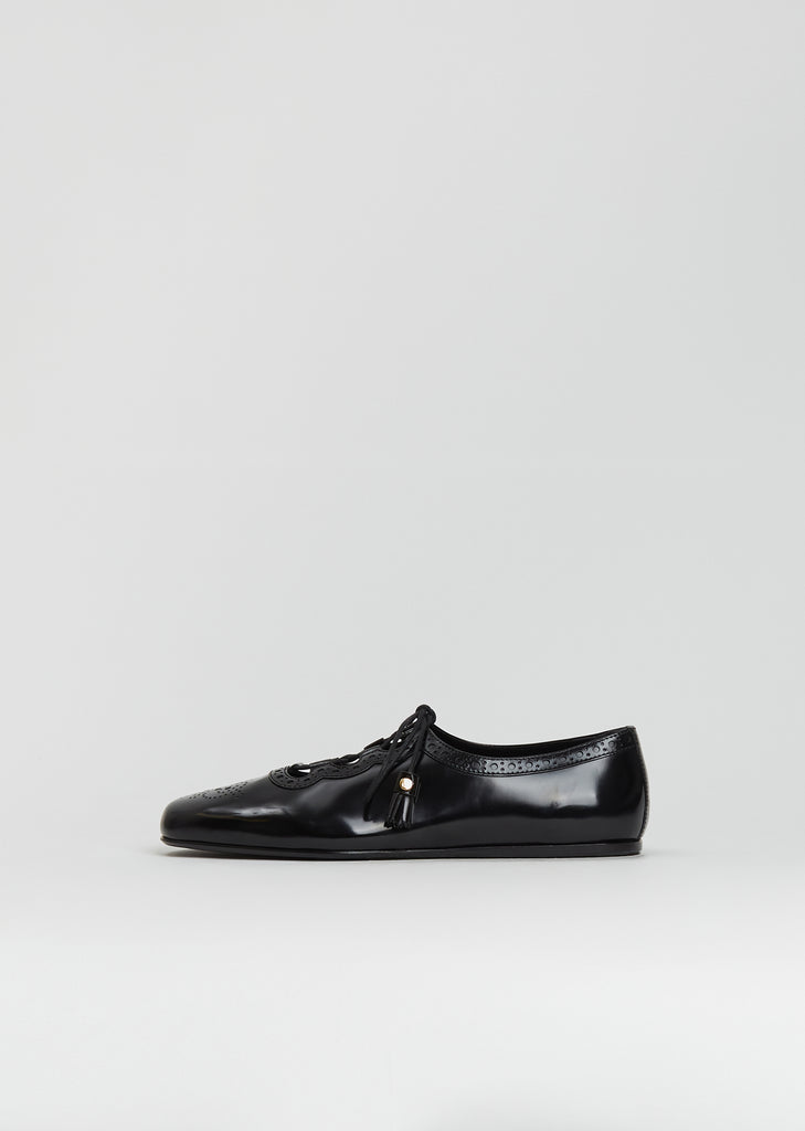 Rhea Polished Leather Loafer