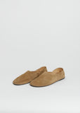 Canal Suede Slip On — Mud Brown