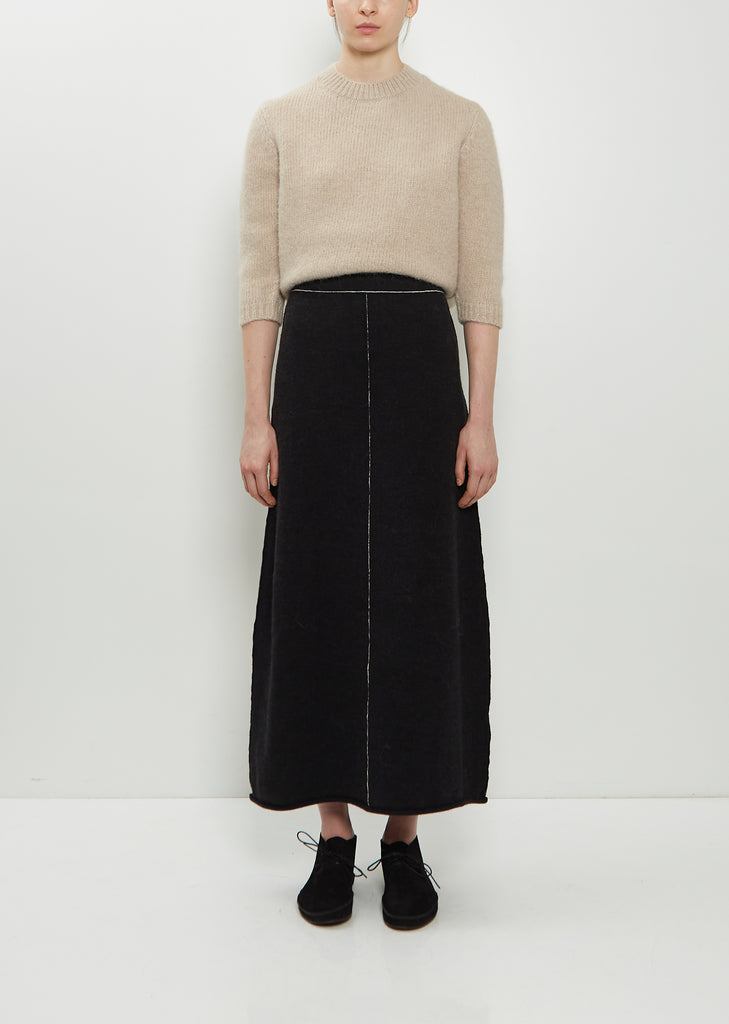 Stitch Merino Wool Skirt