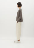 Boatneck Cashmere Sweater — Grey