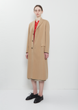 Structured Wool Hand-Sewn Coat