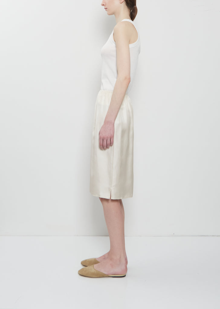 Limba Fitted Cotton Tank Top — White