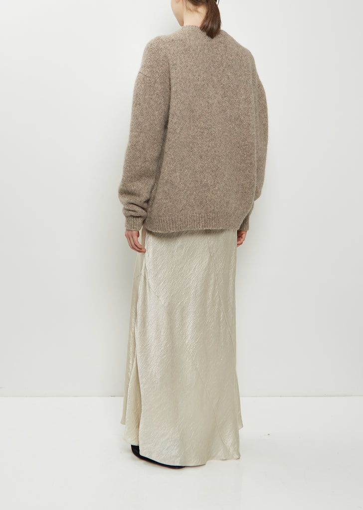 Loft Alpaca Pima Cotton Crewneck Sweater