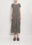 Linen Shirred Dress