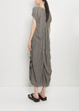 Linen Shirred Dress
