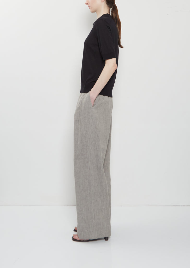 Migo Fine Cashmere Polo — Black