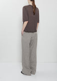 Nala Fine Cashmere Top — Brown Melange