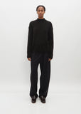 Owen Alpaca and Wool Sweater — Black