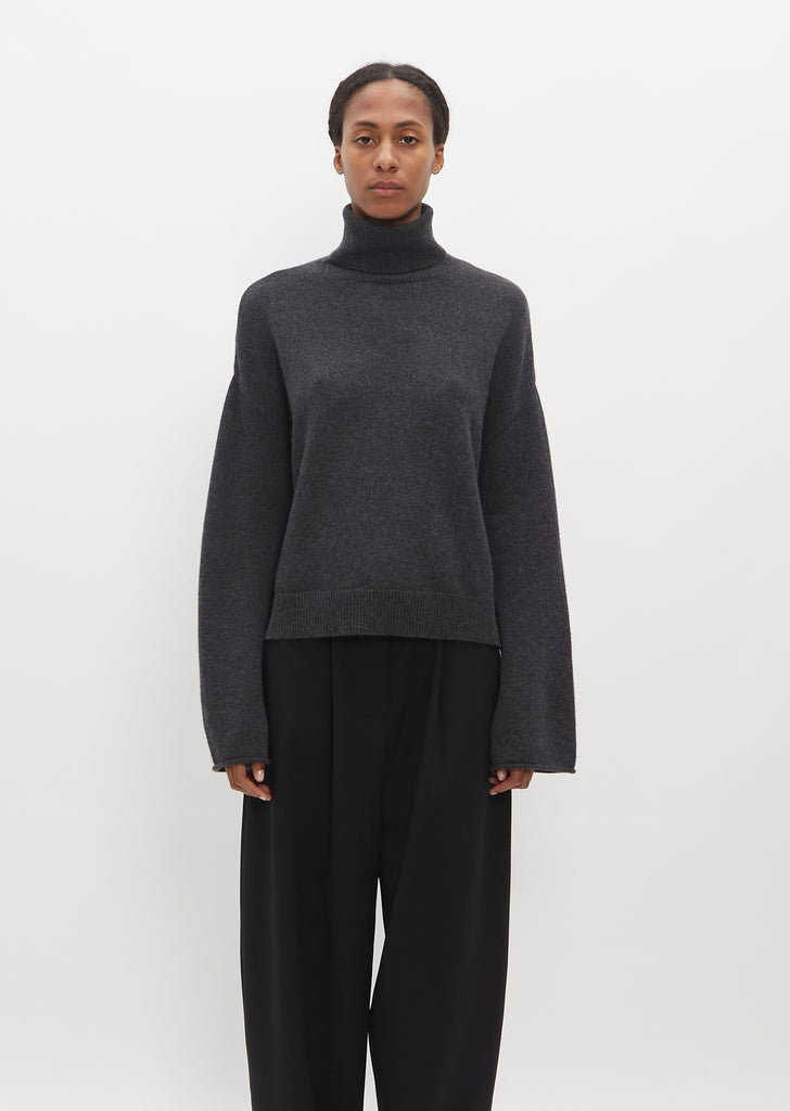 Alicia Cashmere Sweater — Dark Grey