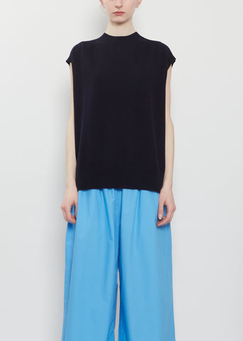 Mistle Cashmere Shell — Midnight