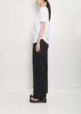 Pima Cotton Drape Tee — White
