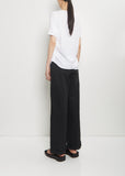 Pima Cotton Drape Tee — White