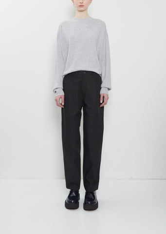 Pico Cotton Pant — Black