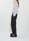 Pico Cotton Pant — Black
