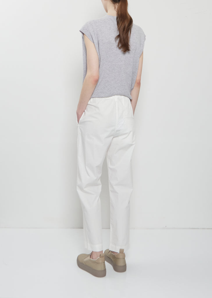 Pico Cotton Pant — White