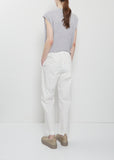 Pico Cotton Pant — White
