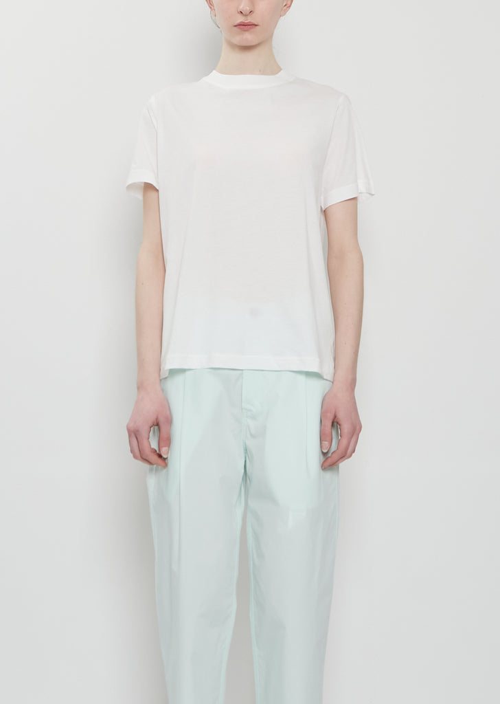 Tag Fine Cotton Jersey T-Shirt — White