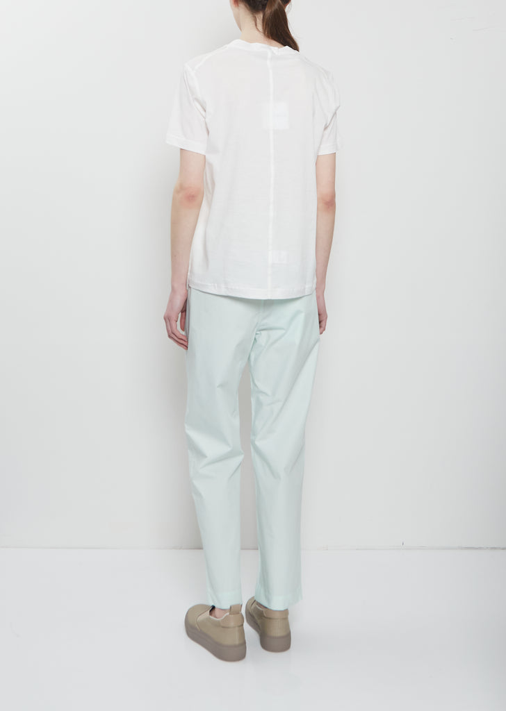 Tag Fine Cotton Jersey T-Shirt — White
