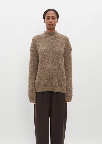 Owen Alpaca and Wool Sweater — Beige