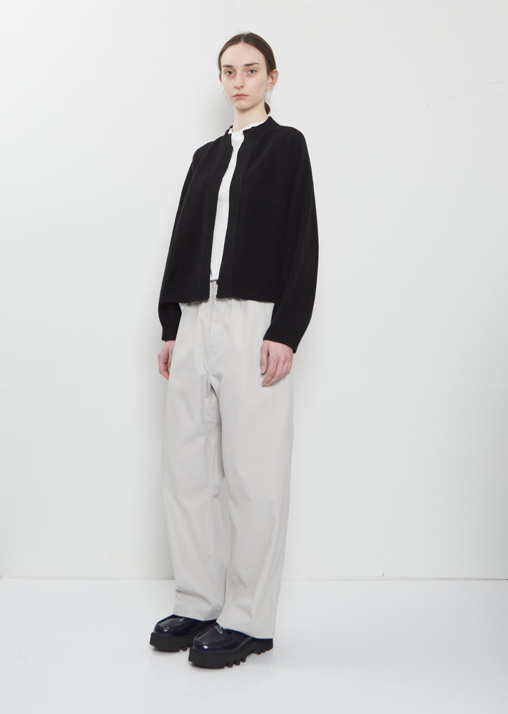 Meltem Superfine Wool Cardigan — Black