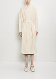 Wool Blend Light Slitted Overcoat