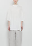 Tick Fine Cotton Jersey T-Shirt — Off White