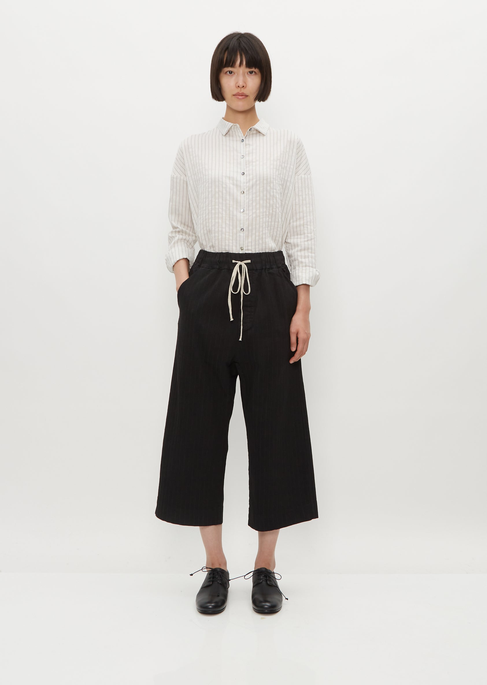 Pinstriped W&S Trousers – La Garçonne