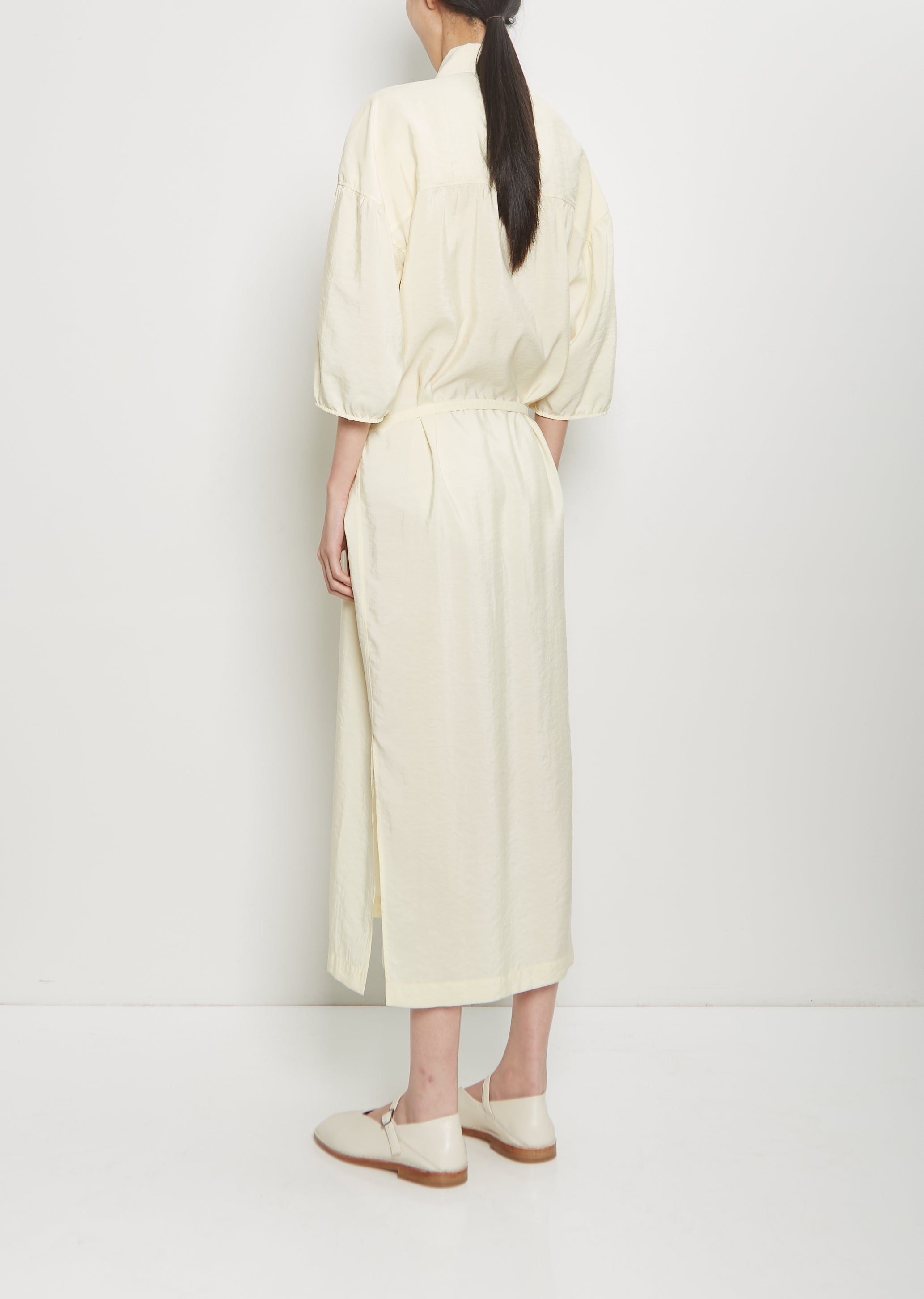 Silk Asymmetrical Shirt Dress La Garonne Silk Asymmetrical Shirt Dress La Garonne