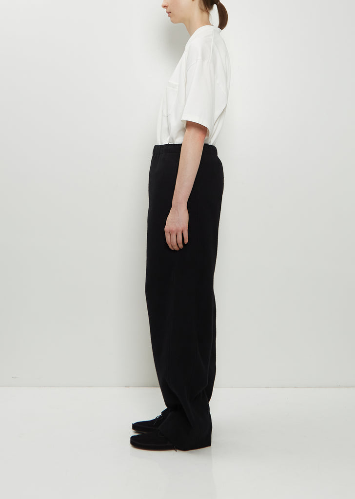 Wool Cashmere Fleece Easy Twist Trousers