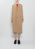 Structured Wool Hand-Sewn Coat