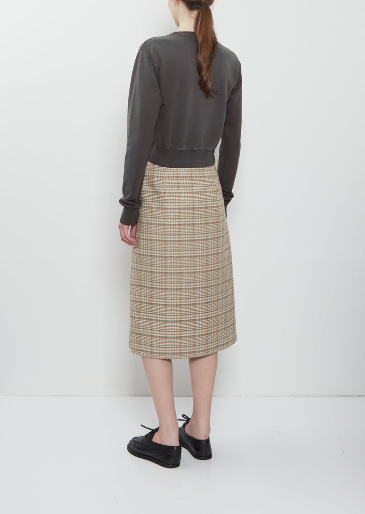 Dyed Pima Cotton Sweatshirt — Ink Black