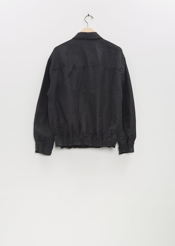 Washed Striped Blouson