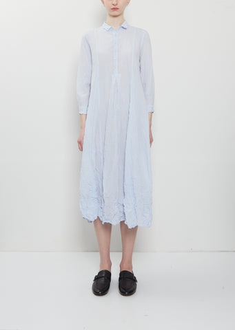 Washed Cotton Crinkle Dress