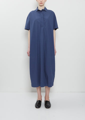 Sabi Cotton Dress — American Blue