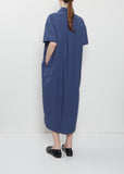 Sabi Cotton Dress — American Blue