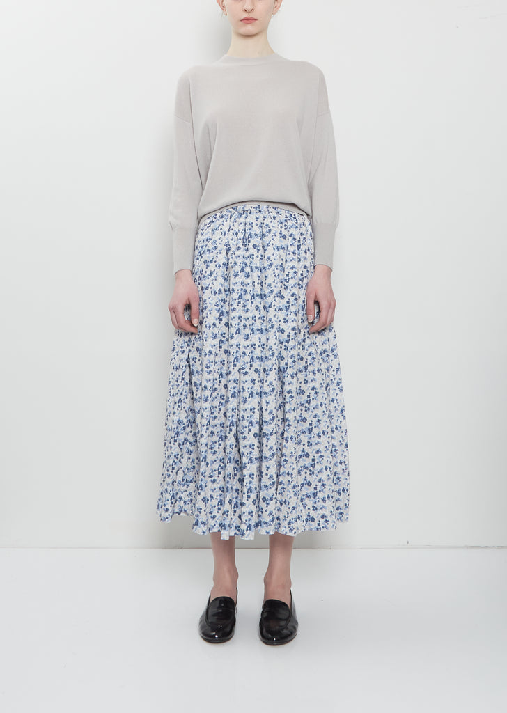 Matilde Cotton Skirt — Ditsy