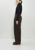 Windproof Nylon Wide Easy Trousers